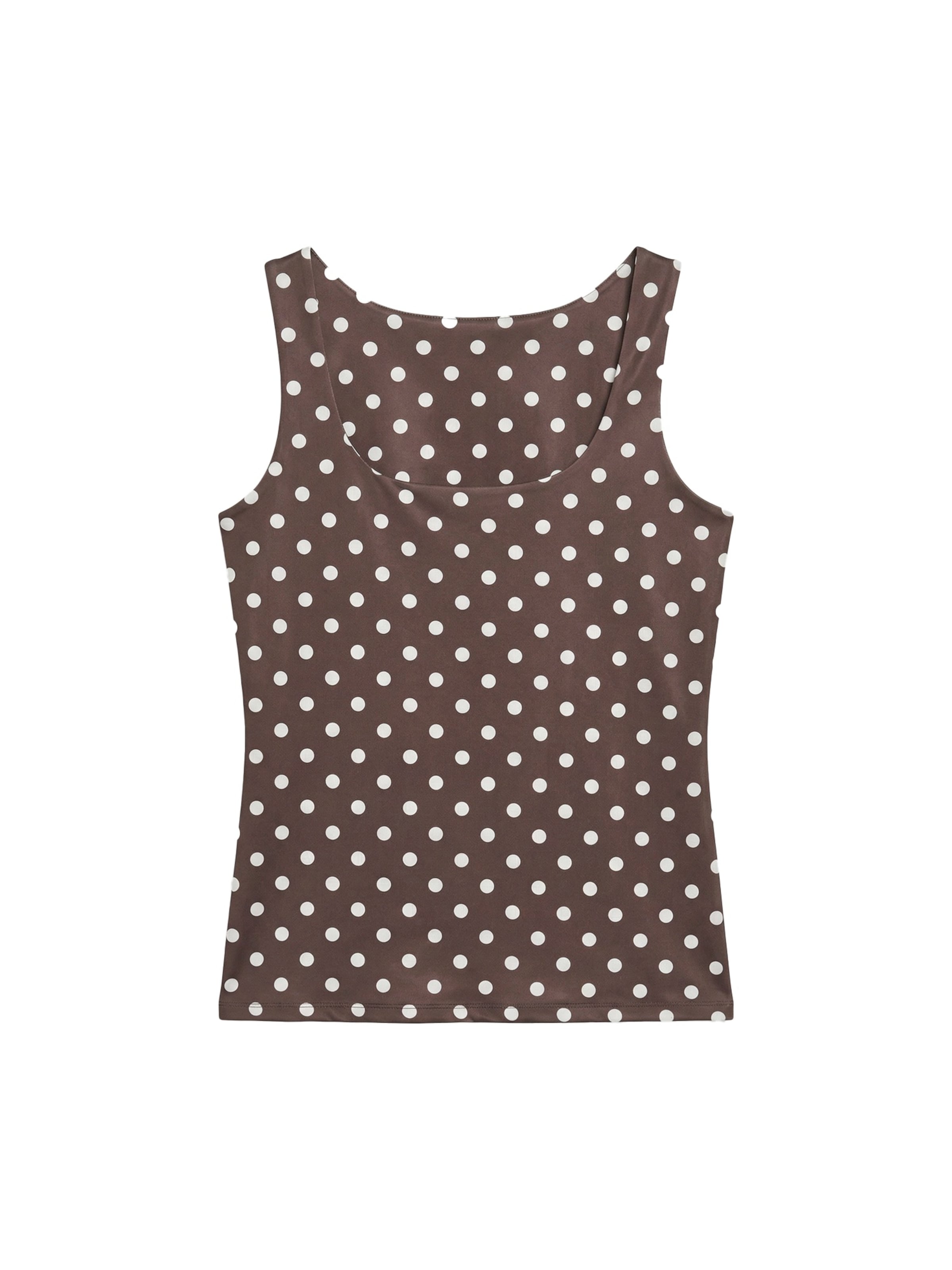 VERO MODA Top 'VMMILLION' in Bruin: voorkant