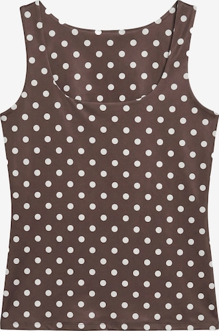 VERO MODA Top 'VMMILLION' in Bruin: voorkant