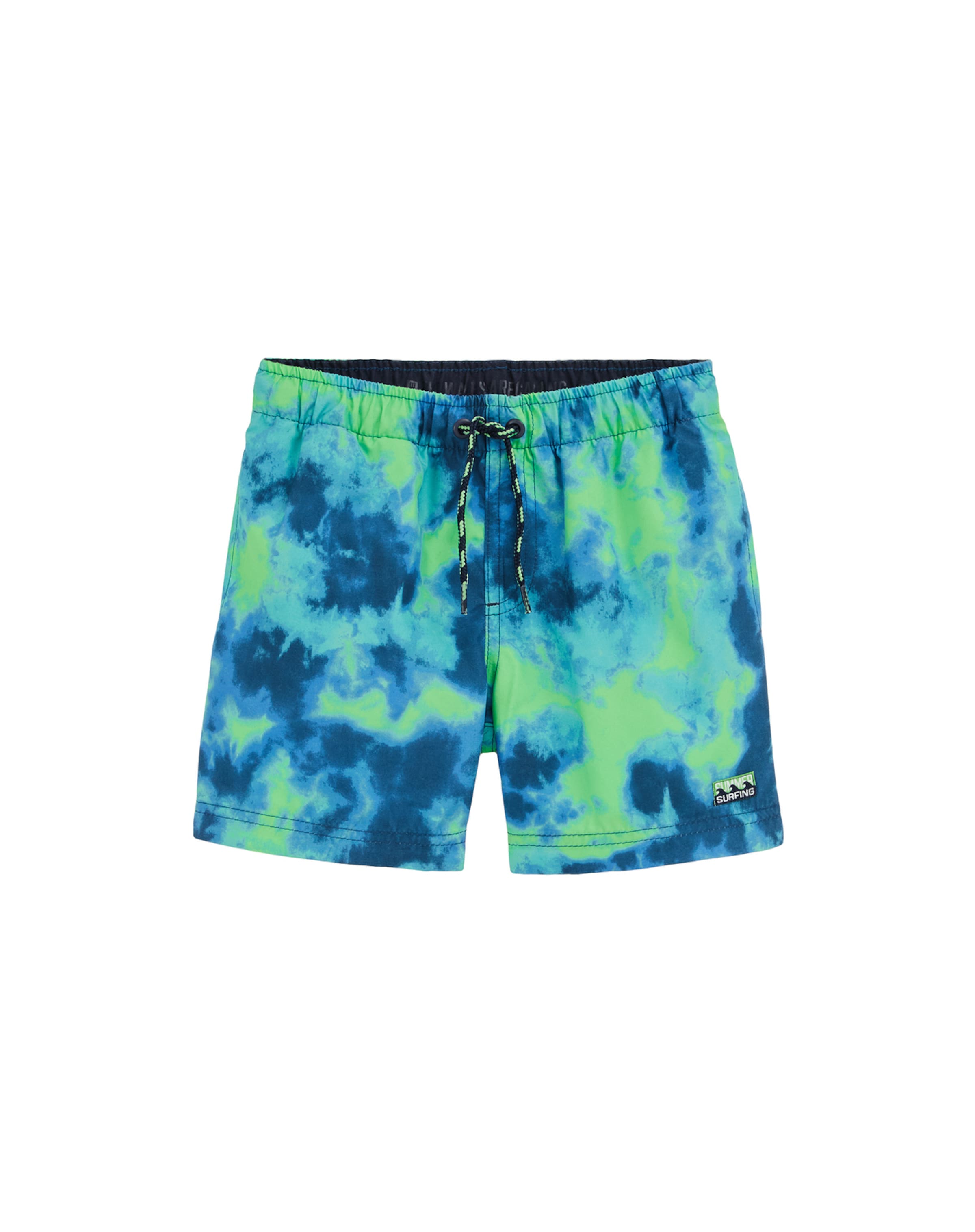 WE Fashion Plavecké šortky – modrá: přední strana