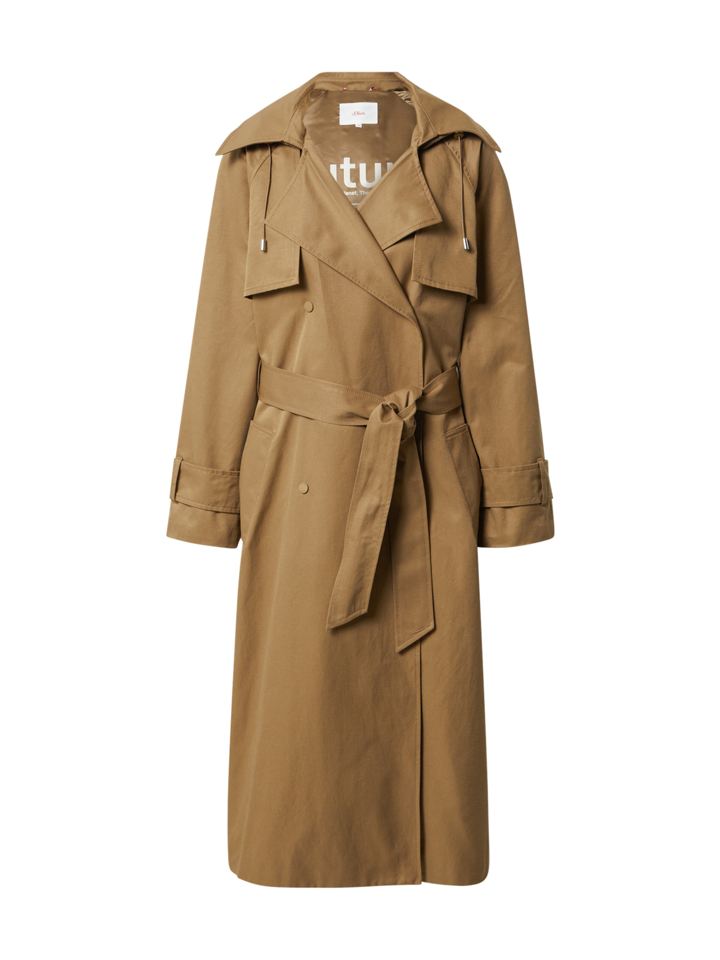 s.Oliver Mantel in Braun: Vorderseite