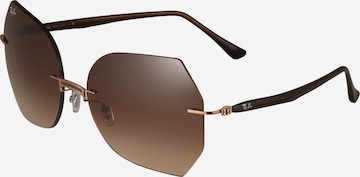 Lunettes de soleil '0RB8065' Ray-Ban en marron : devant