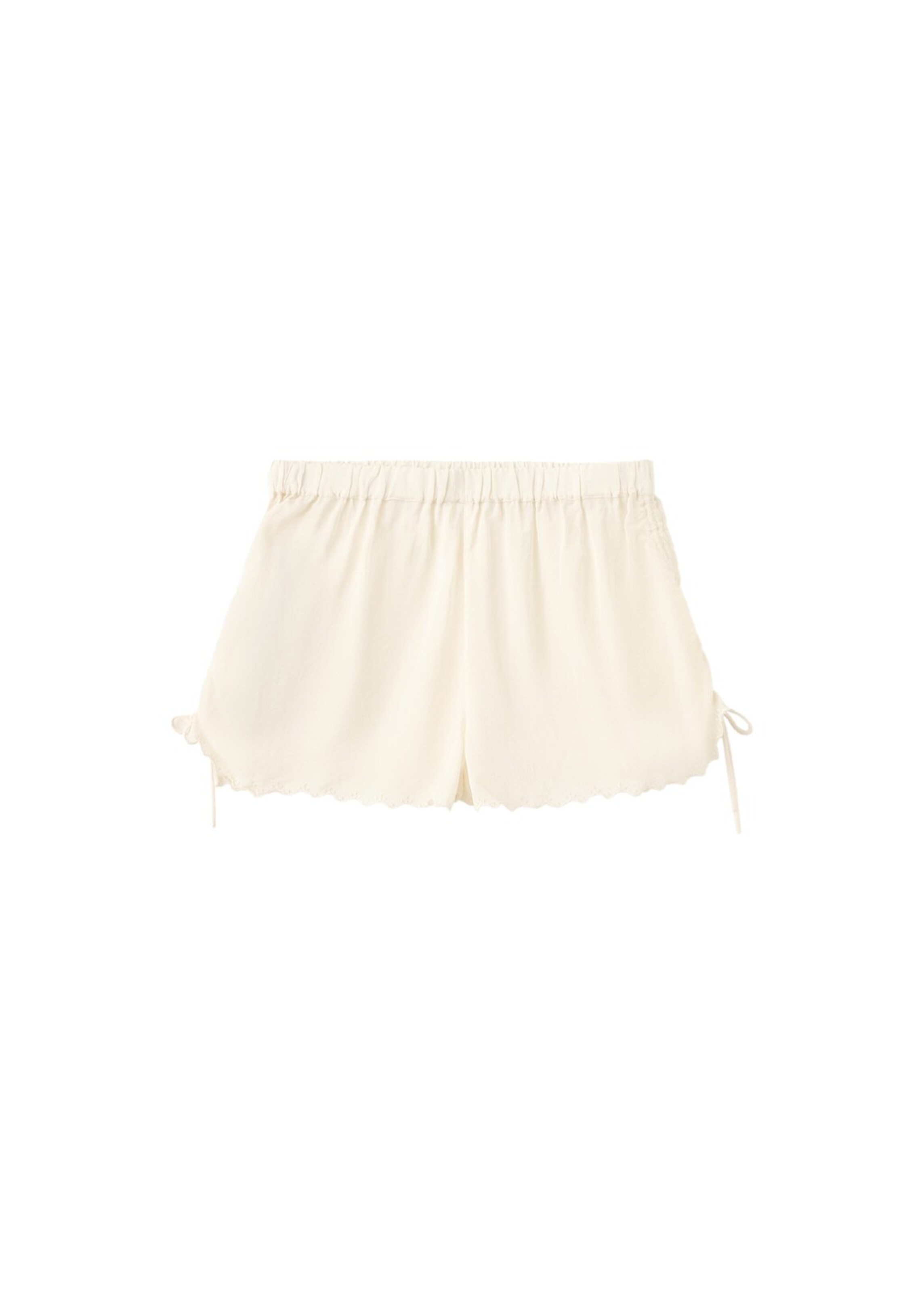 MANGO Regular Shorts 'Goji' in Beige: Vorderseite