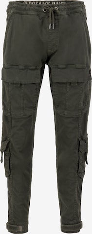 Tapered Pantaloni cargo di ALPHA INDUSTRIES in grigio: frontale