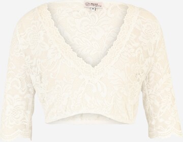 MARJO Klederdracht blouse in Beige: voorkant