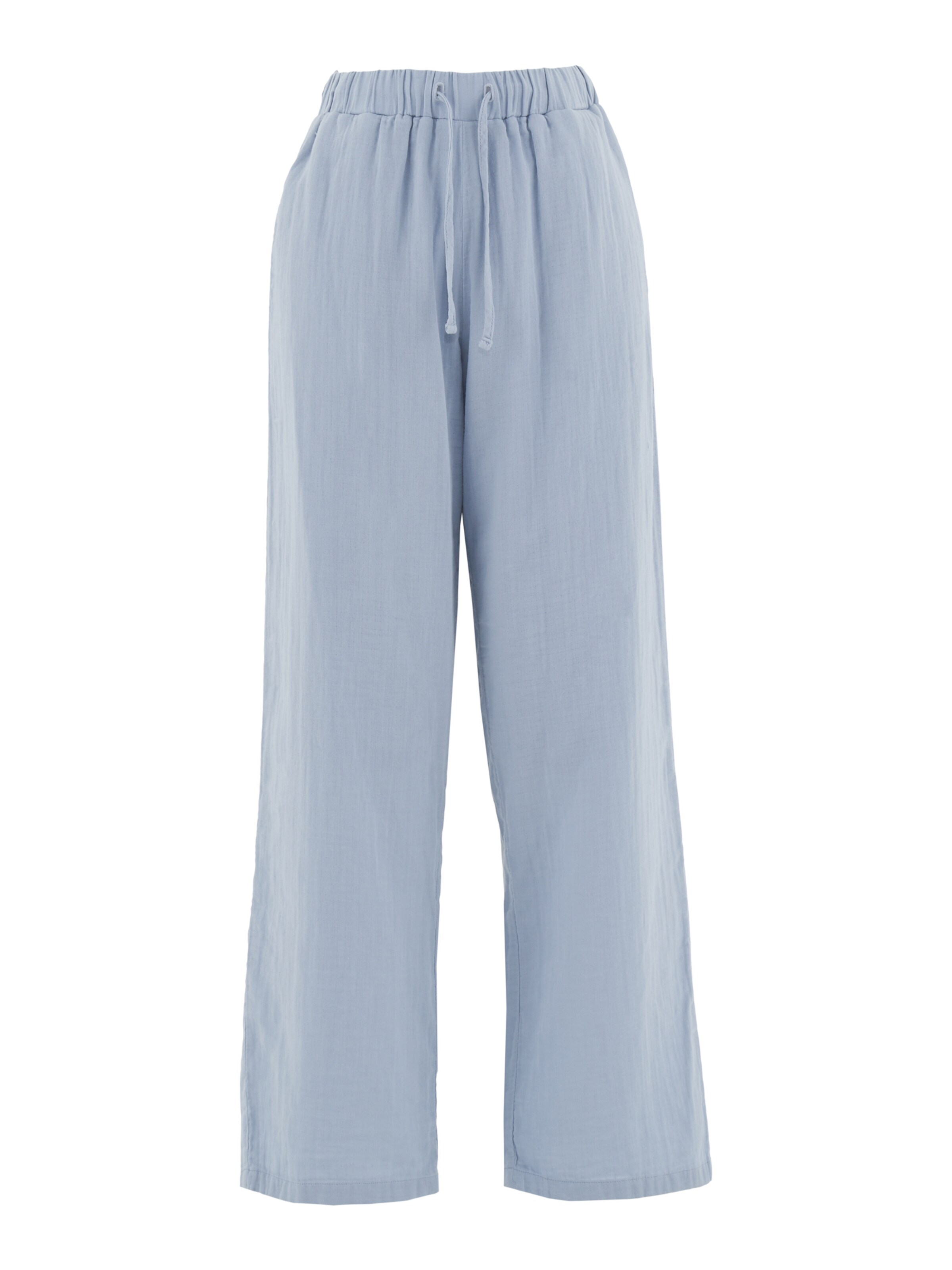 Organication Wide leg Pants in Blue: front
