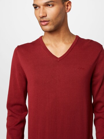 s.Oliver Pullover in Rot