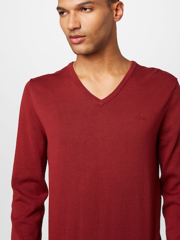 s.Oliver Sweater in Red