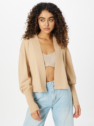 Sisley Cardigan i beige: forside