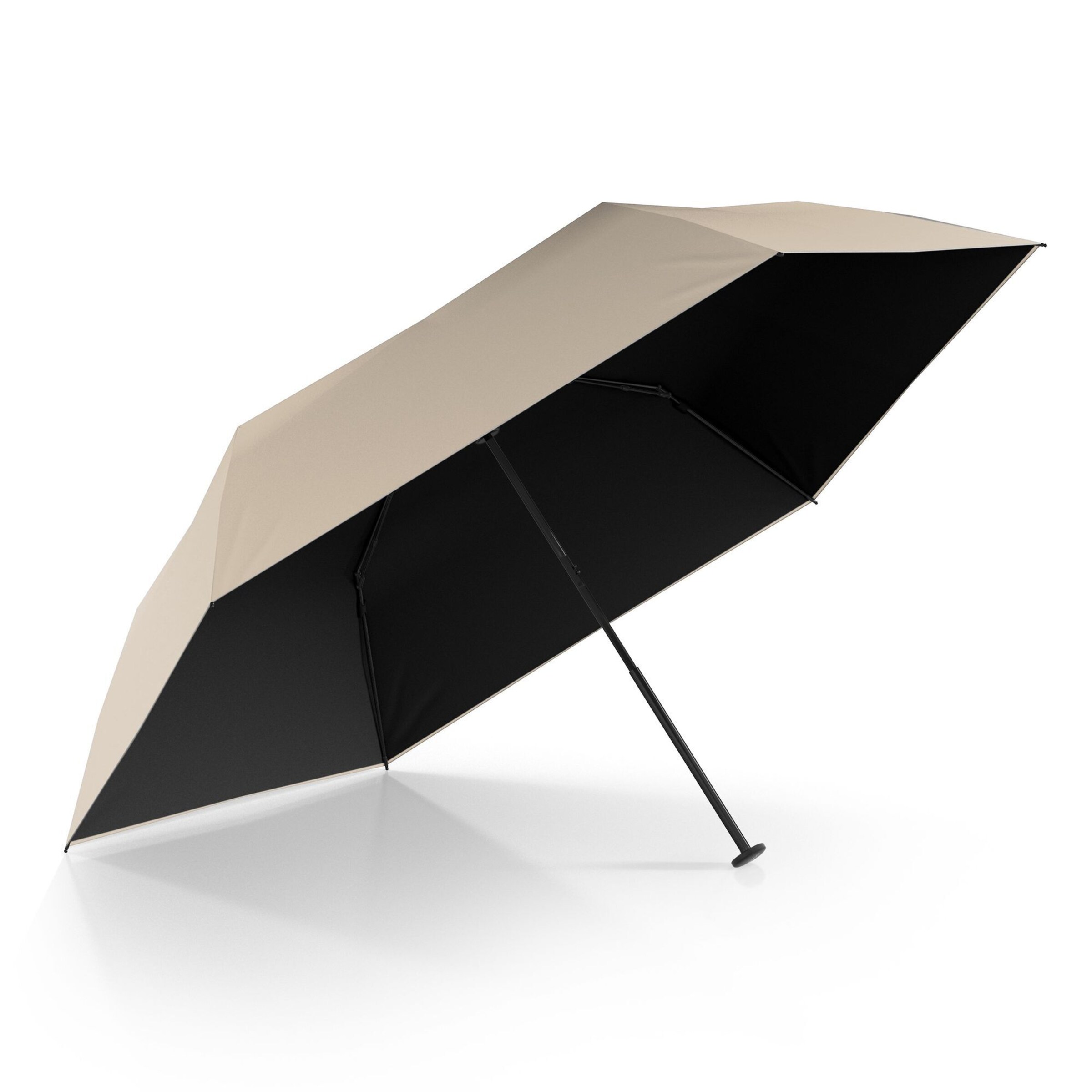 Doppler Umbrella 'Zero Ultra Sun' in Beige: front