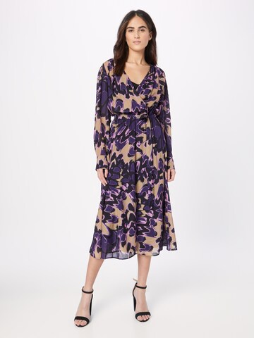 Robe 'Demaia' BOSS en violet : devant