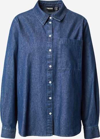 mėlyna PIECES Palaidinė 'PCTENIM': priekis