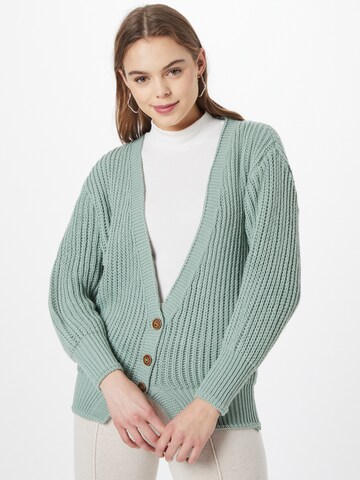 Trendyol Strickjacke in Grün: predná strana