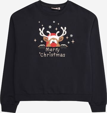 mėlyna ONLY GIRLS Megztinis be užsegimo 'KOGYDA XMAS': priekis