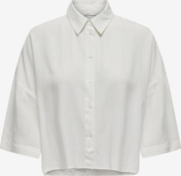 Chemisier 'ONLASTRID' ONLY en blanc : devant