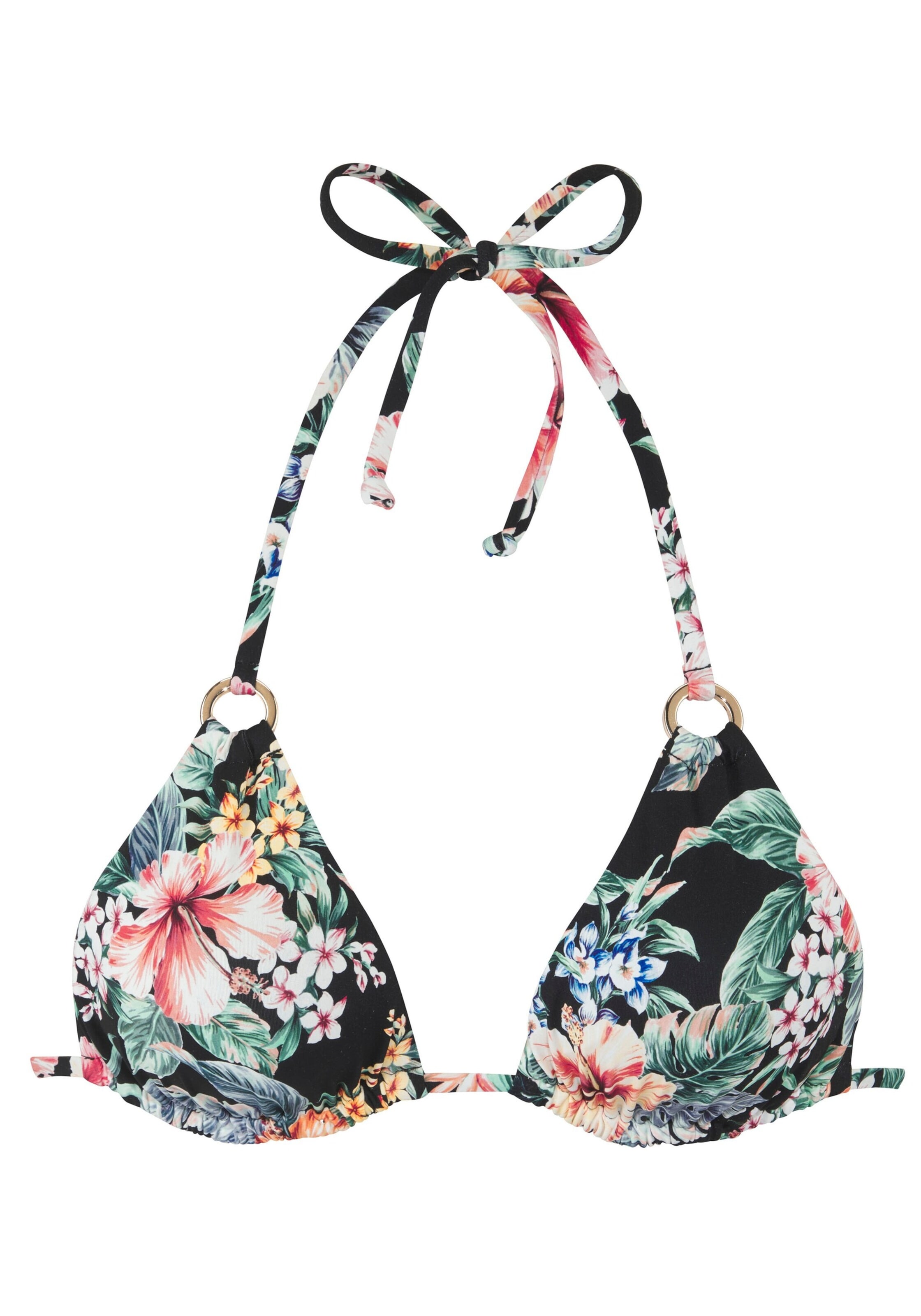 LASCANA Trójkąt Góra bikini w kolorze czarny: przód