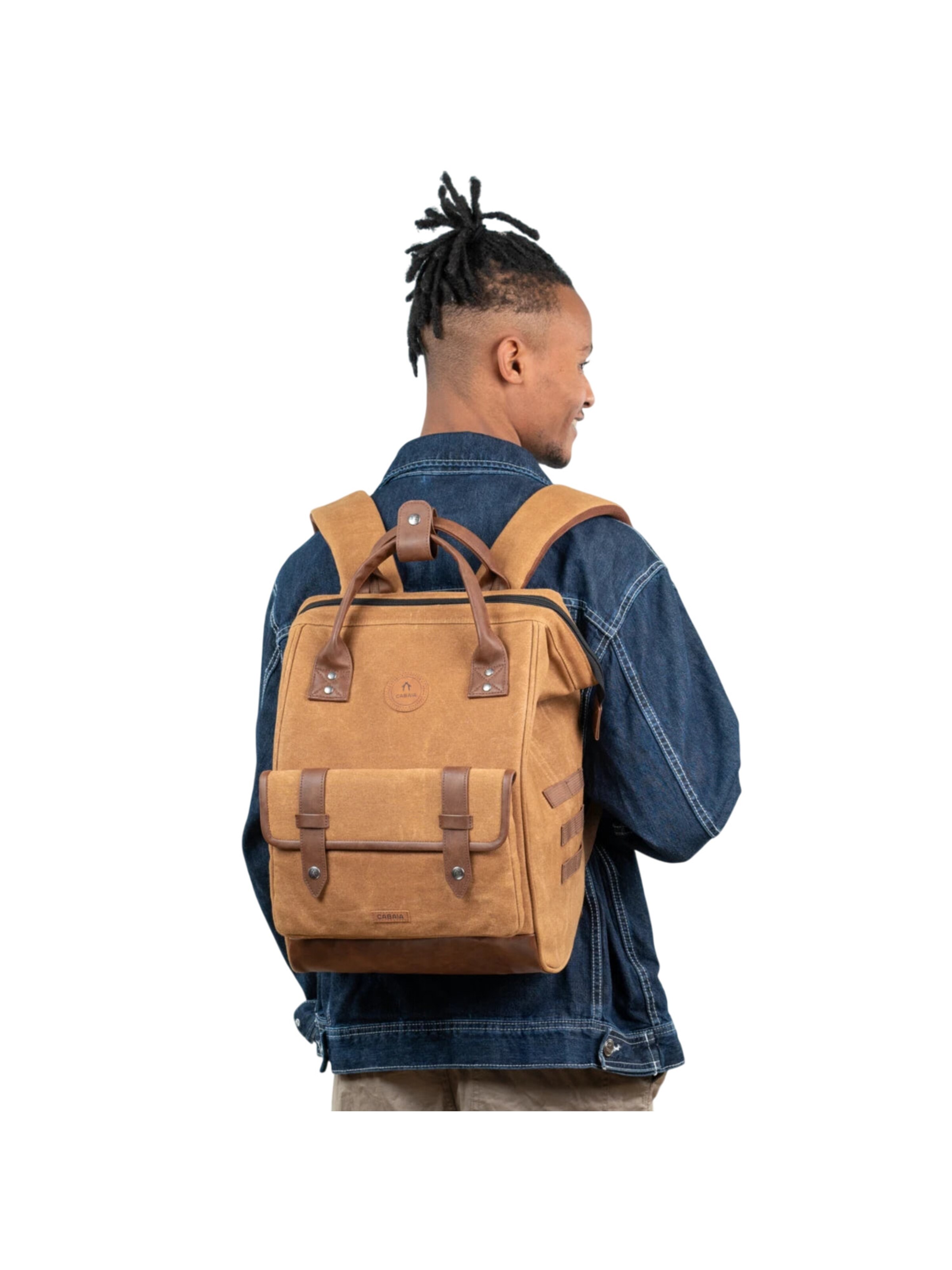 Cabaia Backpack 'Colombo M' in Brown
