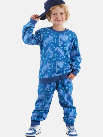 Survêtement 'Dino Park' Denokids en bleu : devant