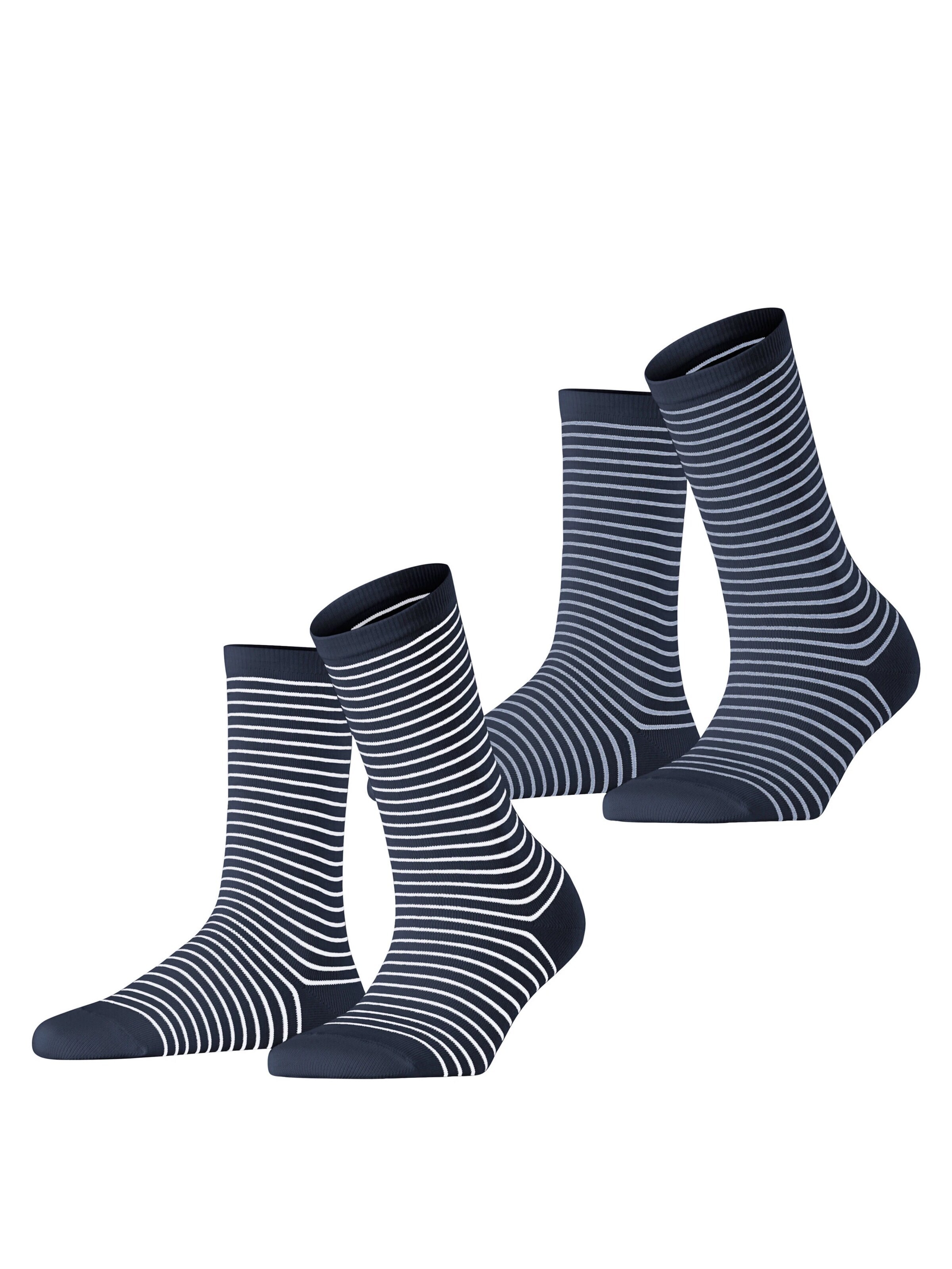 ESPRIT Socken 'Fine Line 2-Pack'‌‌‌‌‌‌‌‌‌‌ in Mischfarben: Vorderseite