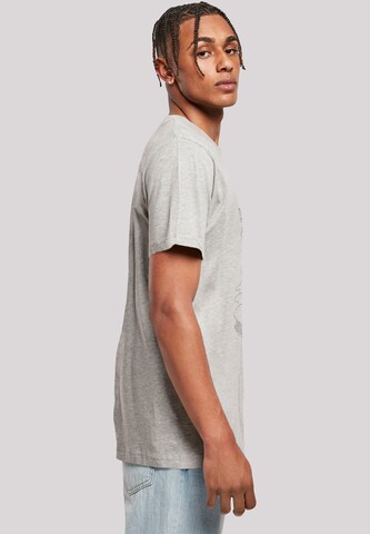 F4NT4STIC Shirt 'Harry Potter The Marauder's Map' in Grijs