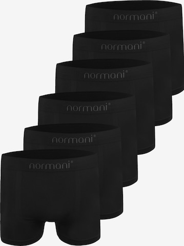 normani Sportunterhose in Schwarz: Vorderseite