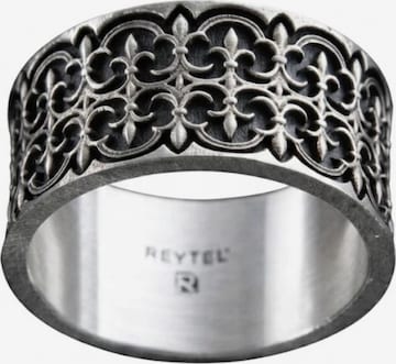 REYTELPrsten 'GOTHIC FLEUR DE LIS' - srebro boja: prednji dio