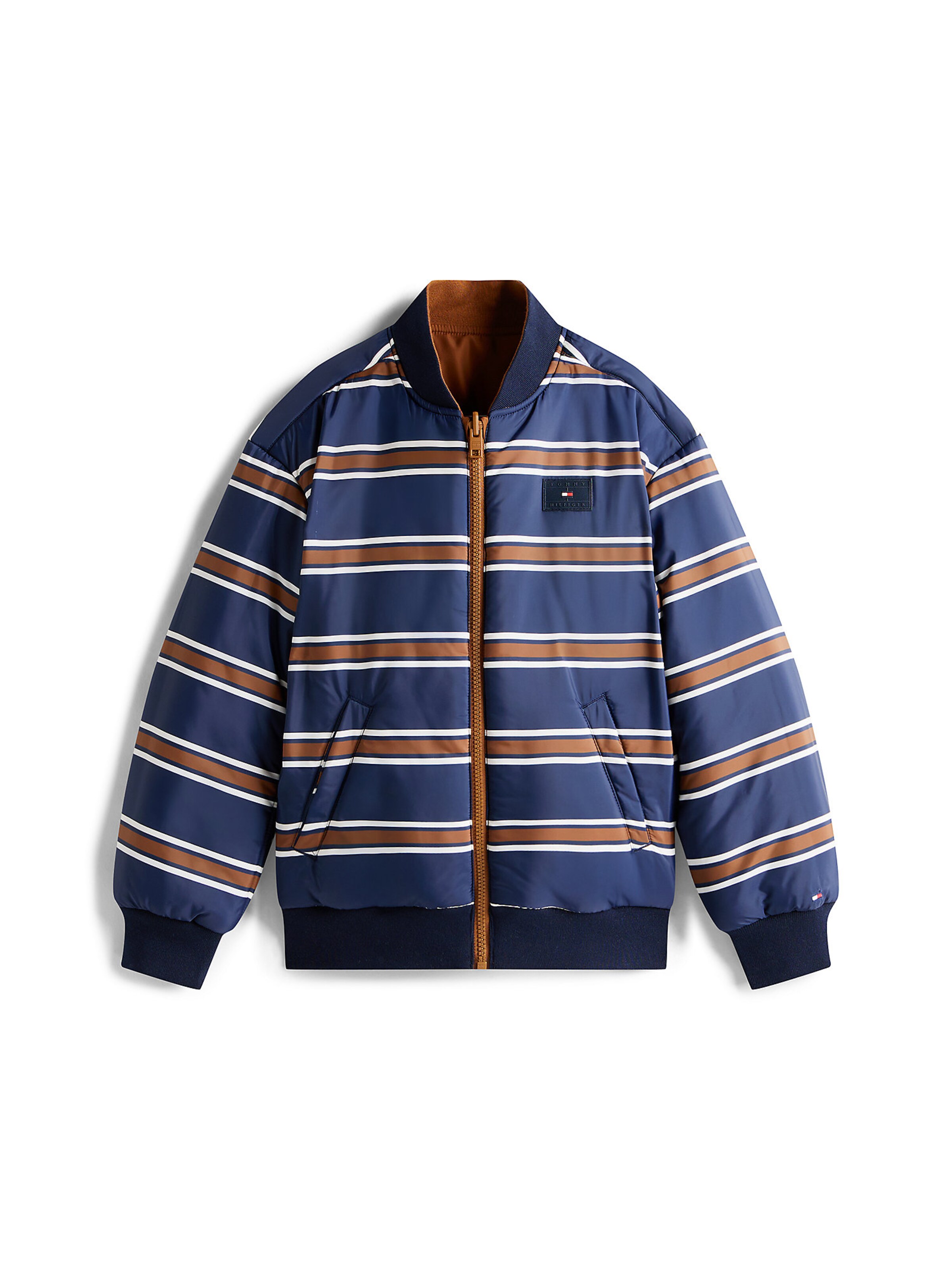 TOMMY HILFIGER Übergangsjacke in Braun