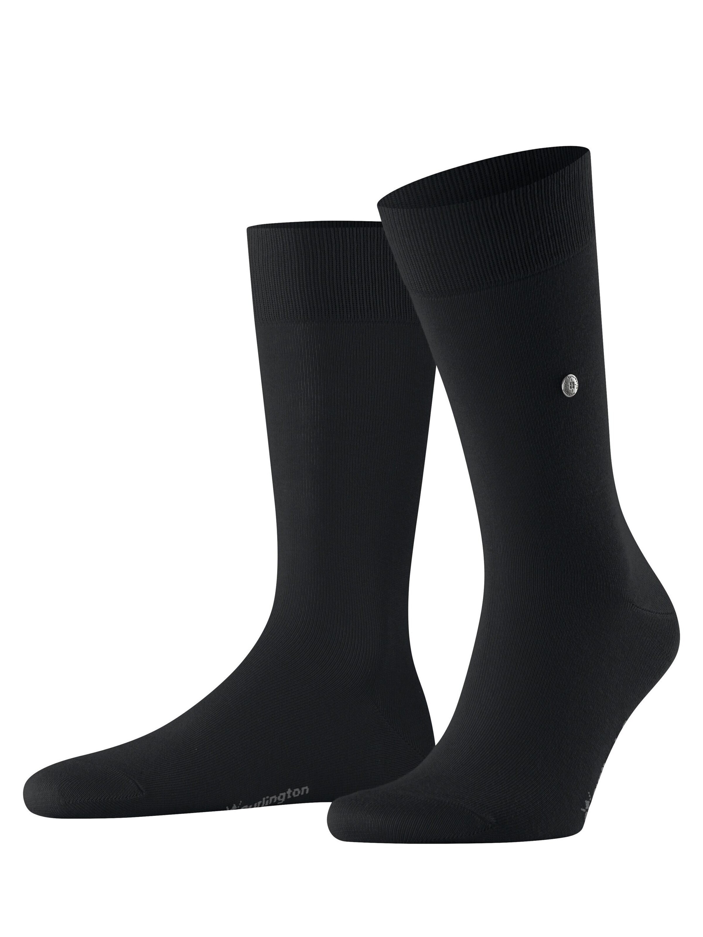 BURLINGTON Socken 'Lord'‌‌‌‌‌‌‌ in Schwarz: Vorderseite