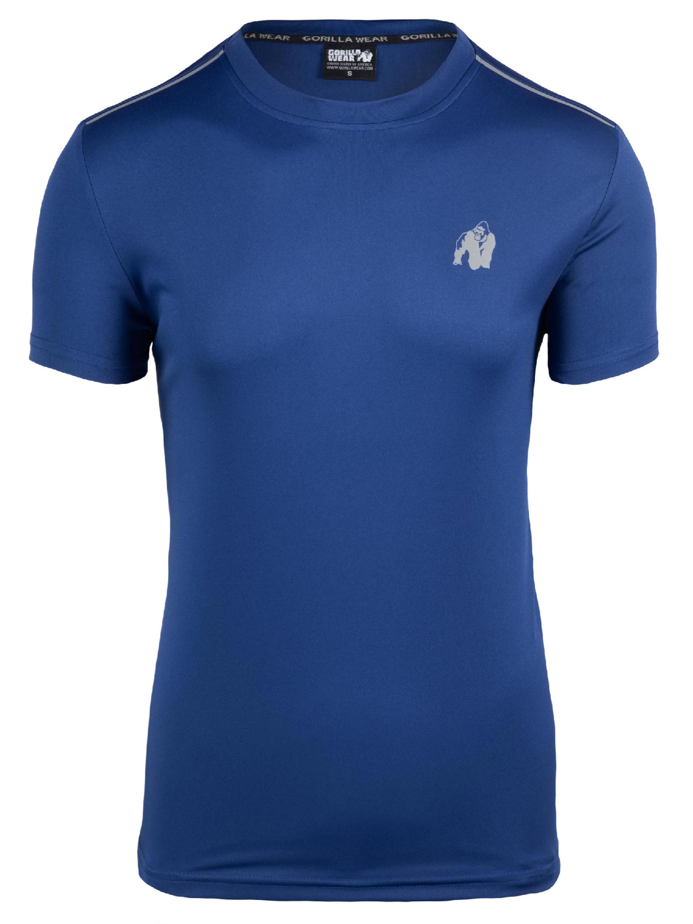 Maglia funzionale 'Easton' di Gorilla Wear in blu: frontale