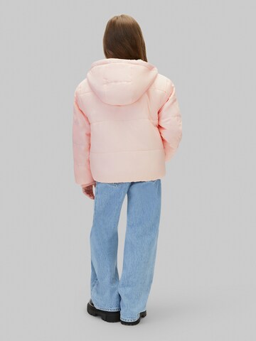 Calvin Klein Jeans Демисезонная куртка в Ярко-розовый