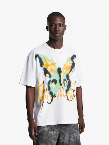 Bershka Shirt in White: front