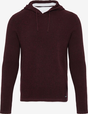 Pull-over 'Grayson' Threadbare en rouge : devant