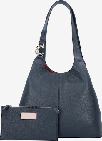 Coccinelle Schultertasche 'Easy' in Blau: Vorderseite