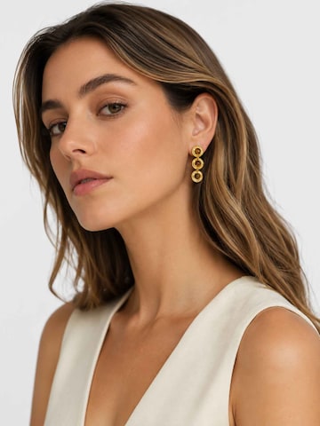 Boucles d'oreilles 'Alanis' RteRme en or : devant