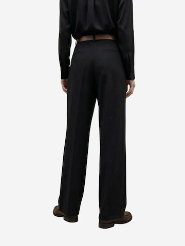 My fashionWide Leg/ Široke nogavice Hlače - crna boja