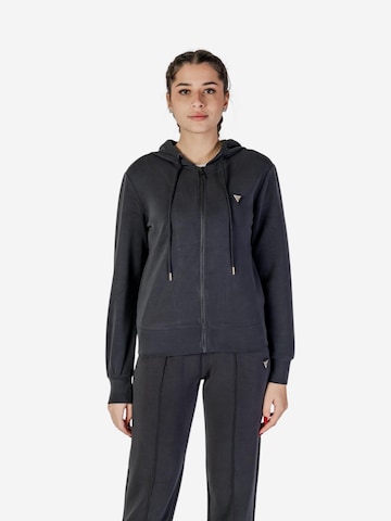 GUESS - Sudadera 'OLYMPE FULL ZIP V4YQ06 KCAY2' en negro: frente