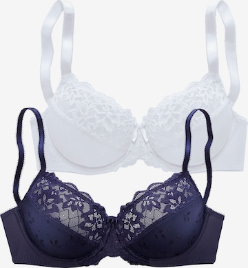 PETITE FLEUR T-shirt Bra in Blue: front