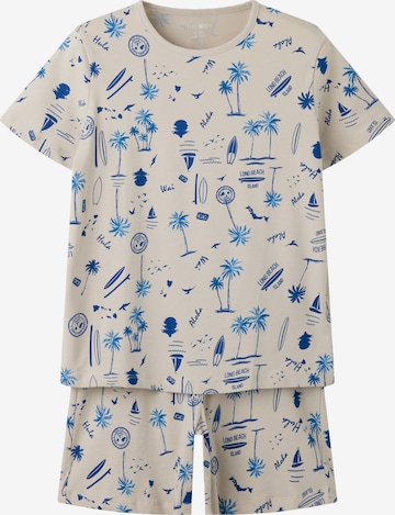 TWO SOON Pajamas in Beige: front