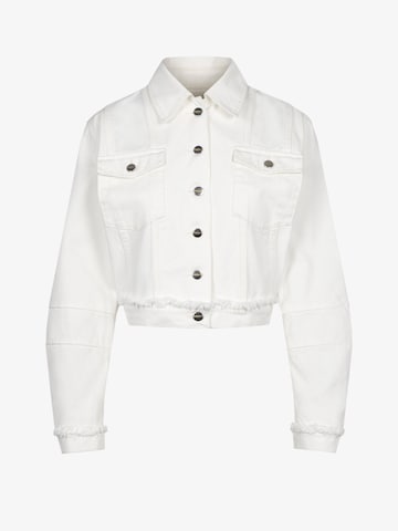 FEMSSY Between-season jacket in White: front