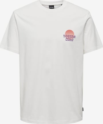 Only & Sons Koszulka 'KYE' w kolorze biały: przód