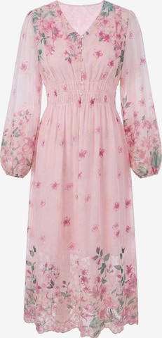 Usha Jurk in Roze: voorkant