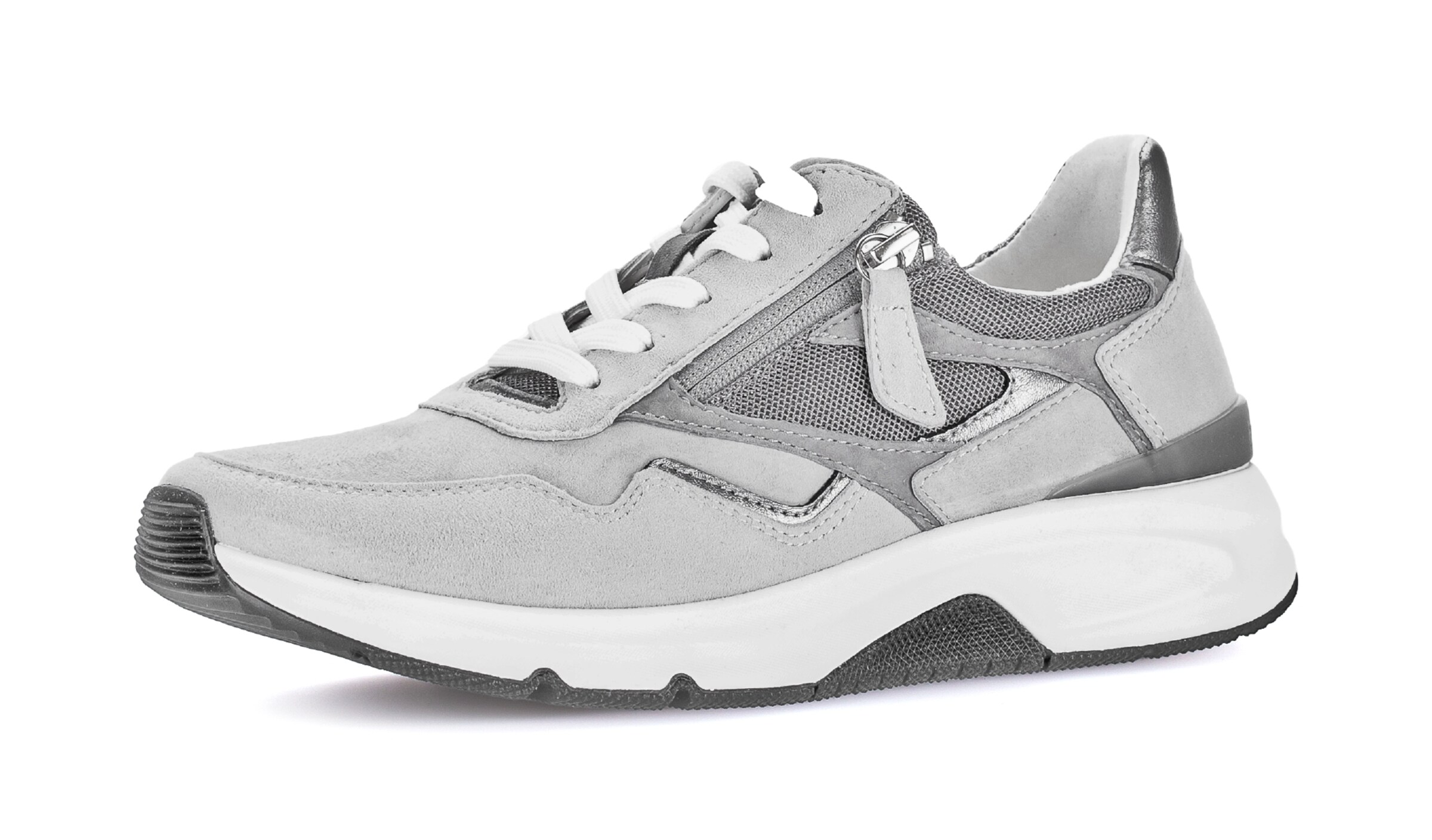 Gabor Rollingsoft Sneakers in White: front