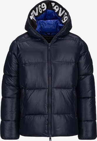 19V69 ITALIA Winter Jacket 'Delano' in Blue: front