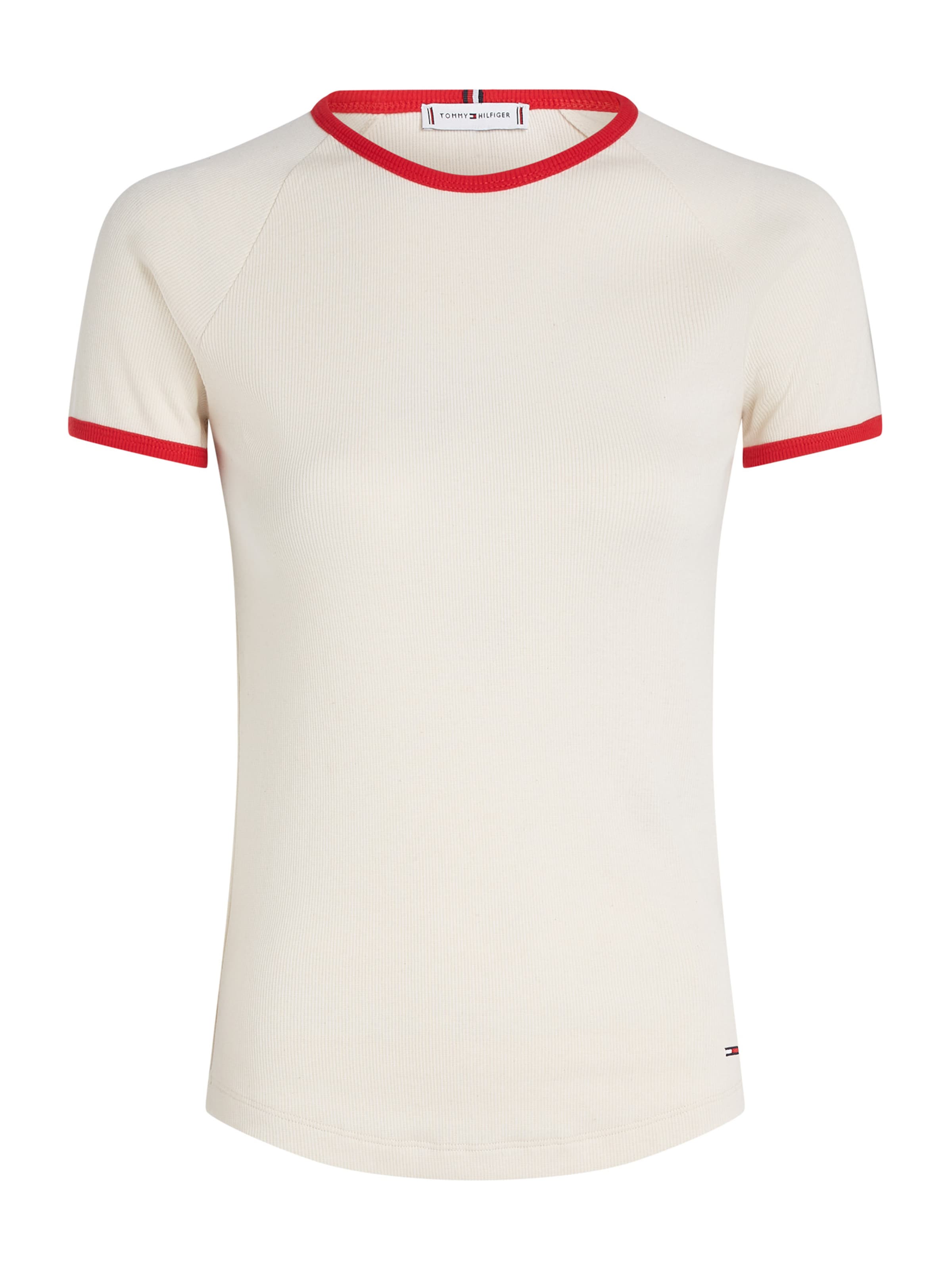 TOMMY HILFIGER Shirt in Light beige / Red, Item view