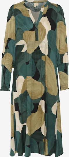 Suknelė 'CU Dana' iš CULTURE, spalva – smėlio spalva / alyvuogių spalva / tamsiai žalia, Prekių apžvalga