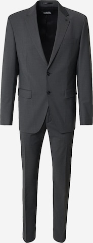 Karl Lagerfeldregular Odijelo 'DRIVE' - siva boja: prednji dio