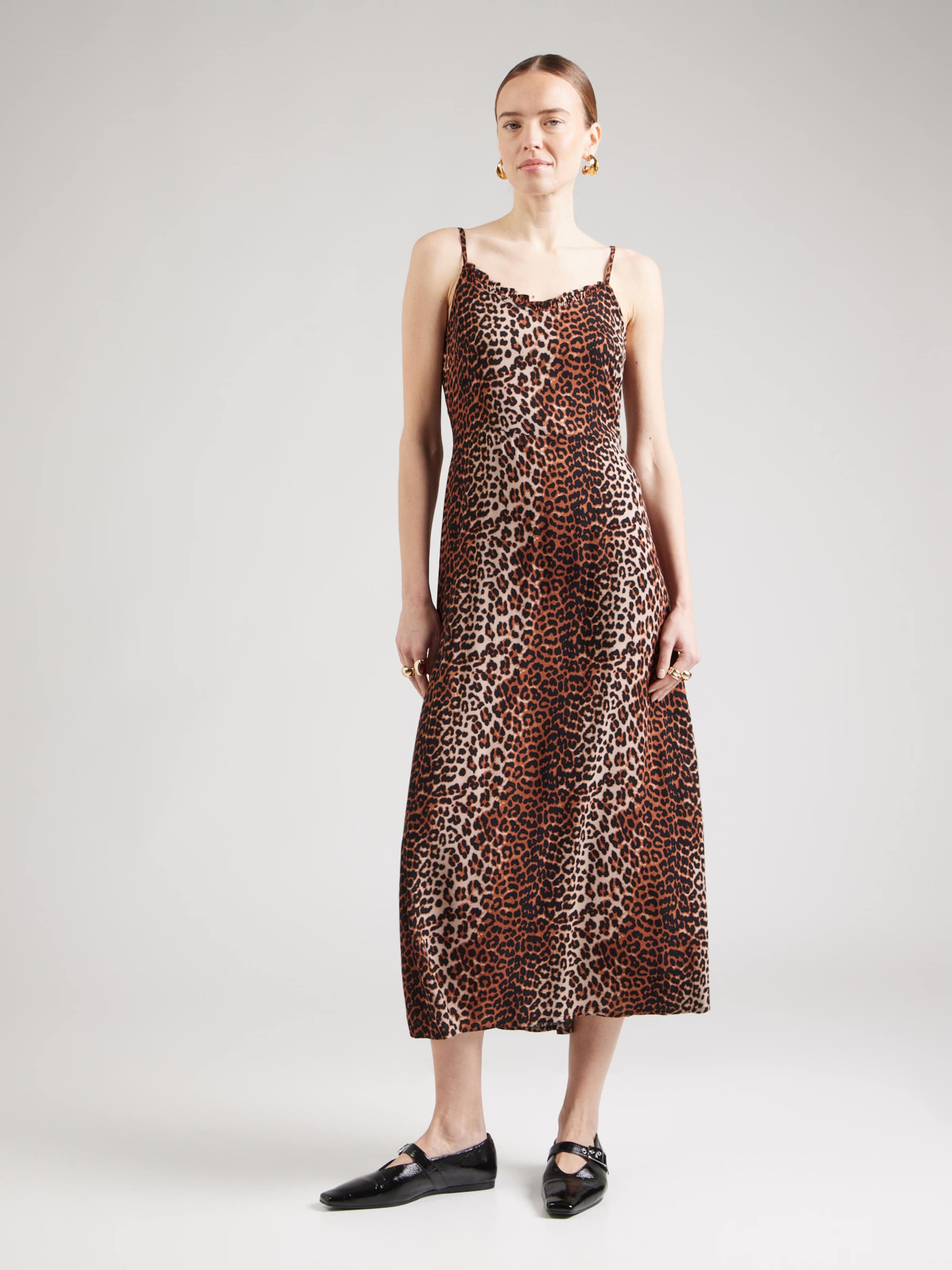 pieces midi dress Mirror Glass Pieces Midi Dress Copper / Medium