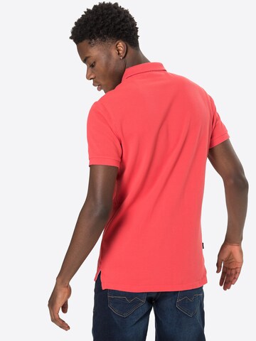 Superdry Tapered Poloshirt in Pink