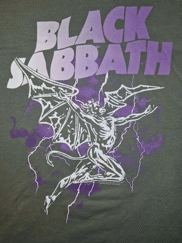 BLACK SABBATH Shirt 'Black Sabbath Henry Lightning T-Shirt' in Grijs