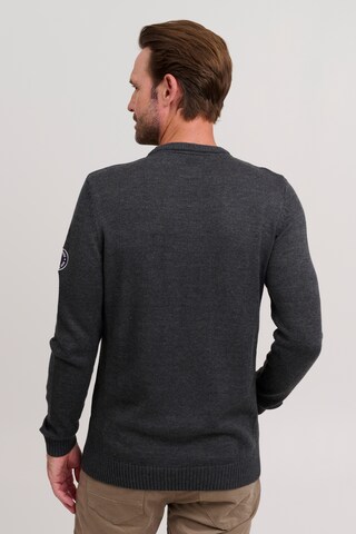 FQ1924 Strickpullover 'ERLO' in Schwarz