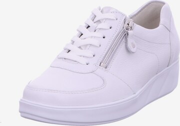 WALDLÄUFER Lace-Up Shoes in White: front